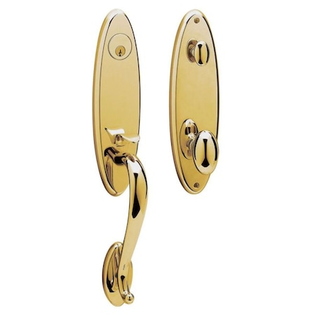 Baldwin Entry Handlesets Lifetime Brass 85360.003.ENTR