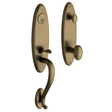 Baldwin Full Dummy Handlesets Antique Brass 85360.050.FD