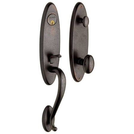Baldwin Entry Handlesets Distressed Venetian Bronze 85360.412.ENTR