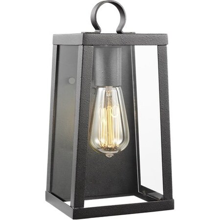 Sea Gull One Light Outdoor Wall Lantern, Small, Bla 8537101-839