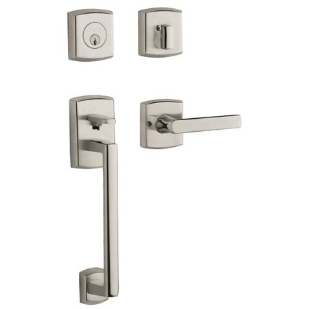 Baldwin Entry Handlesets Lifetime Bright Nickel 85386.055.LENT