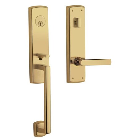 Baldwin Full Dummy Handlesets Unlacquered Brass 85387.031.RFD