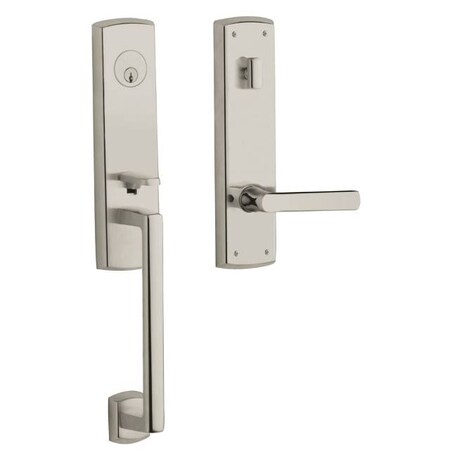 Baldwin Full Dummy Handlesets Lifetime Bright Nickel 85387.055.RFD