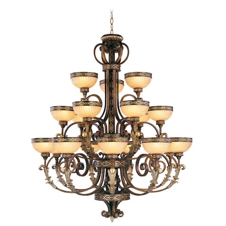 Livex Lighting Seville 18 Light Palacial Bronze with Gi 8539-64