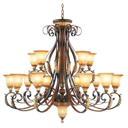 Livex Lighting Villa Verona 16 Light Verona Bronze with 8568-63