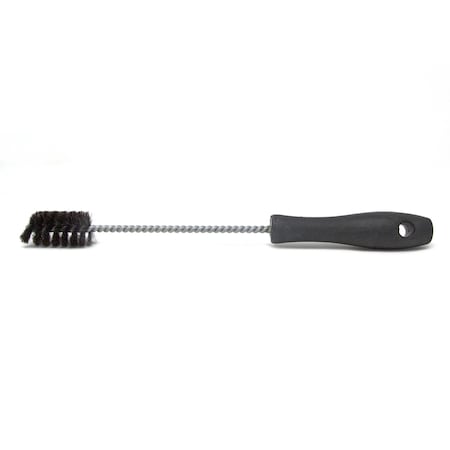 Brush Research 85H1000WH 85 Series-For Closed Holes, 1" Dia., Natural, 2" Brush Part, 12" OAL, Plastic Handle 85H1000WH