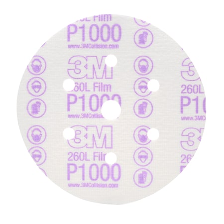 3M Hookit Finish FilmDiscDF 01069 6", PK400 01069