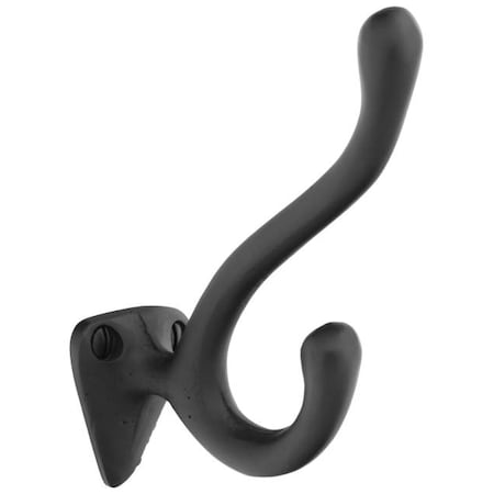 Emtek Flat Black Hook 86106FB 86106FB