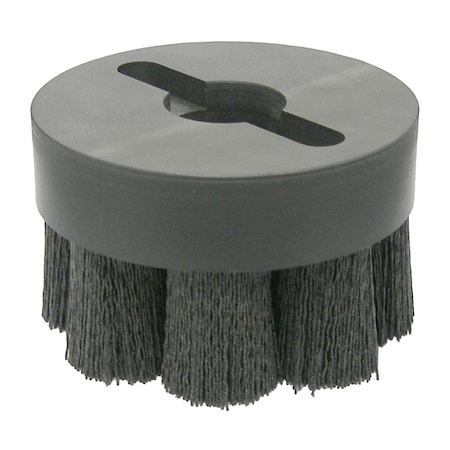 Weiler Abrasive Disc Brush, Nylon, 4" Dia. 86113