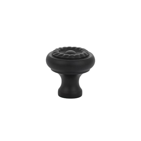 Emtek Flat Black Knobs 86113US19 86113US19