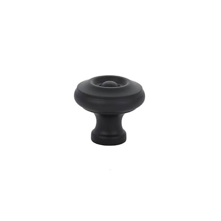 Emtek Flat Black Knobs 86115US19 86115US19