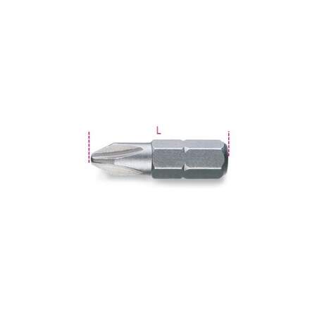 Beta Cross Head Screwdriver Bit, PH2L 008610213