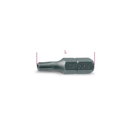 Beta Torx Head Screwdriver Bit, T10 008610505