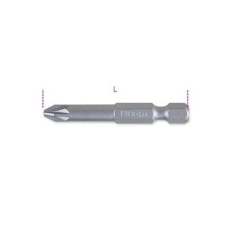 Beta Cross Head Screwdriver Bit, PZ3 008620310
