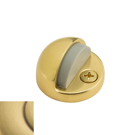 Baldwin Estate Satin Brass with Brown Door Stop 4005.060