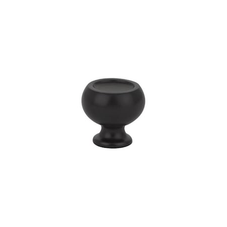 Emtek Flat Black Knobs 86314US19 86314US19