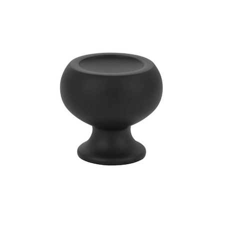 Emtek Flat Black Knobs 86316US19 86316US19