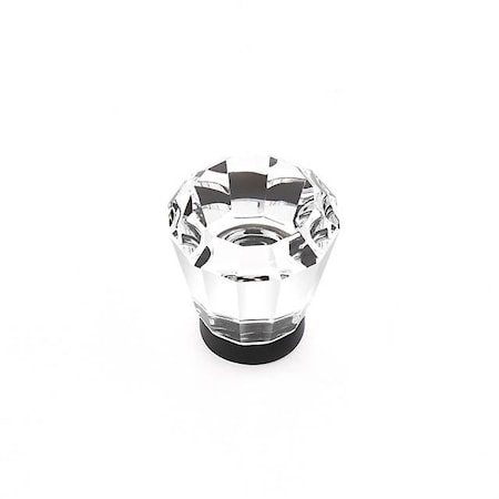 Emtek Flat Black Knobs 86396US19 86396US19