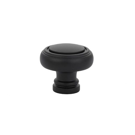 Emtek Flat Black Knob 86611US19 86611US19