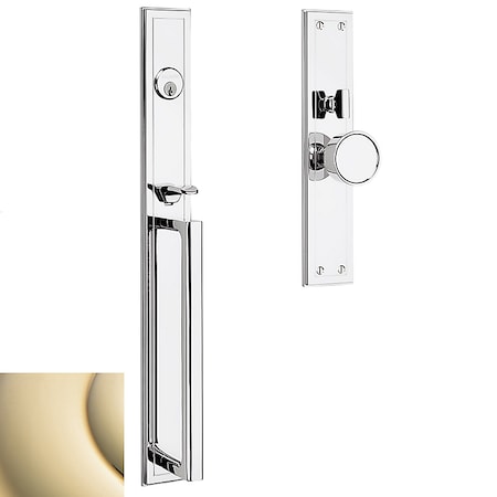 Baldwin Entry Hollywood Hills Entrance Trim Active Exterior Trim Life Brass 6946.003