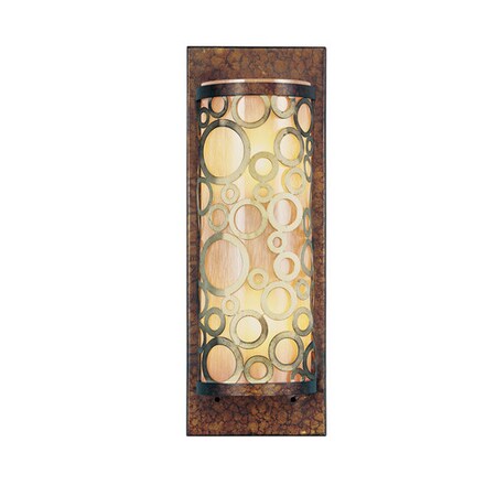 Livex Lighting Avalon 2 Light Palacial Bronze with Gilded Accents Wall Sconce 8684-64