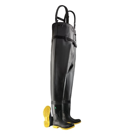 Dunlop Chest Wader, Male, Black, Size 14, PR 868671433