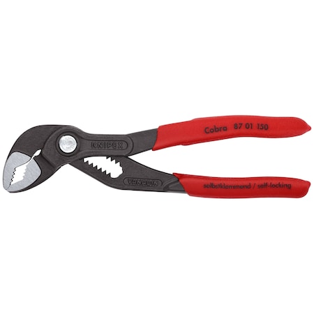 Knipex Water Pump Pliers, 6" Cobra Water Pump P 87 01 150 SBA