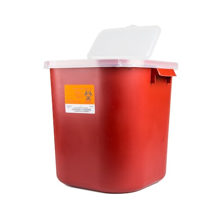 Medegen Medical Products Sharps Container, 8 gal., Red, PK10 8705