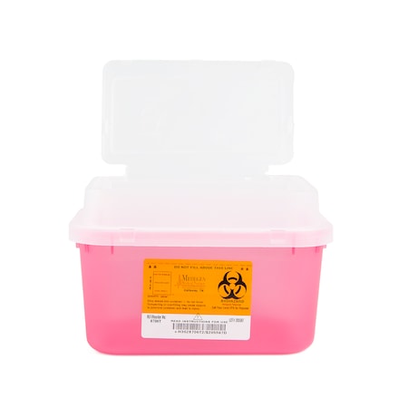 Medegen Medical Products Sharps Container, 1 gal., Red, PK12 8706T