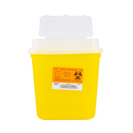 Medegen Medical Products Sharps Container, 2 gal., Yellow, PK10 8707TY