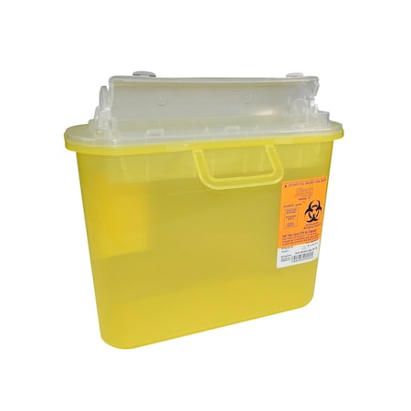 Medegen Medical Products Sharps Container, 5.4 qt., Yellow, PK12 8708TY