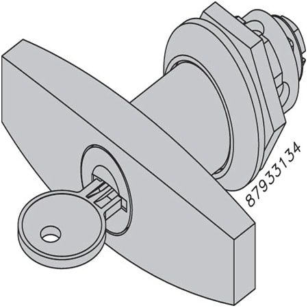 Nvent Hoffman Locking T Handle, Steel ALTC3R