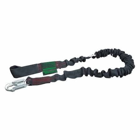Honeywell Miller Arc Flash Rated Shock Absorbing Lanyard, 6 ft. Length, Snap Hook, 2 Leg(s), 310 lb. Weight Capacity 8798KB/6FTBK