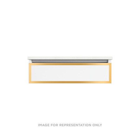 Robern Profiles, 30X7.5X21, Ful, S Wht, M Gld VP30H1D21F19N82