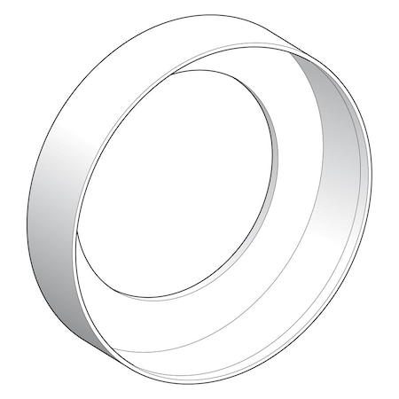 Schneider Electric Washer, Harmony XB4, chromium plated liquid spray protective washer, for insertion beneath head 22mm ZB4BZ007