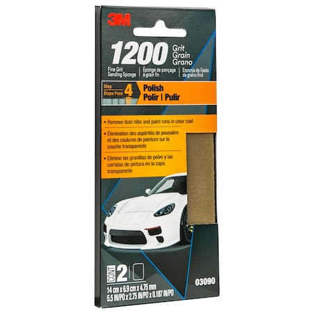 3M Performance SoftSandingSponge, 03090, PK12 03090