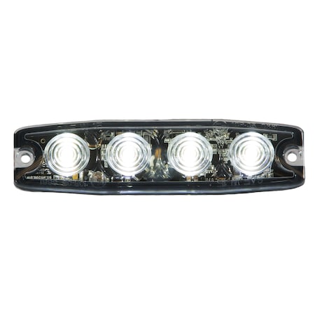 Buyers Products Ultra Thin 4.5 Inch Clear LED Strobe Light 8892241