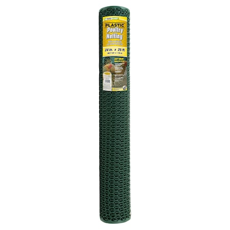 YARDGARD Green Poultry Netting, 24"x25 ft. 889242A
