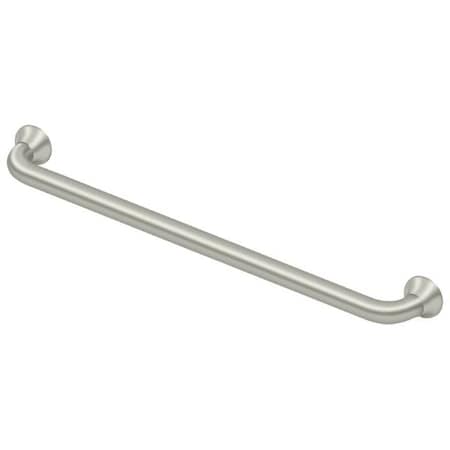 Deltana Contemporary Grab Bar, 88 Series Satin Nickel 32", 32" L, Solid Brass, Satin Nickel 88GB32-15