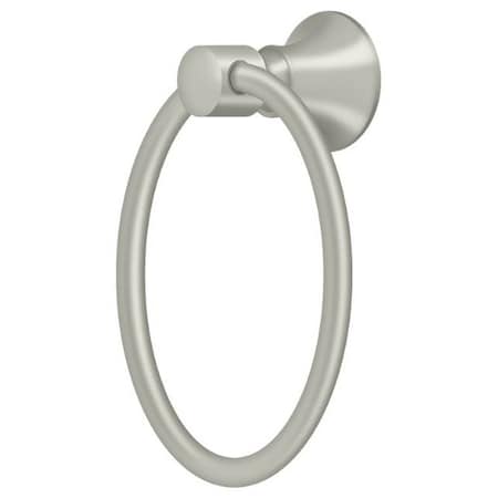 Deltana Towel Ring 88 Series Satin Nickel 6" 88TR6-15