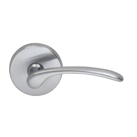 Omnia Lever Passage 2-3/4" Backset, T Strike, 1-3/8" Doors Satin Chrome 890 890/00A.PA3