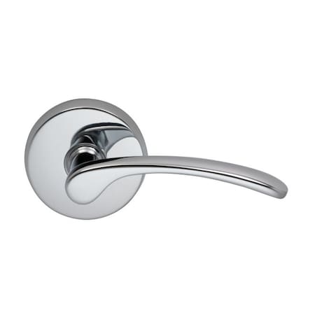 Omnia Lever Privacy 2-3/4" Backset, T Strike, 1-3/8" Doors Bright Chrome 890 890/00A.PR2