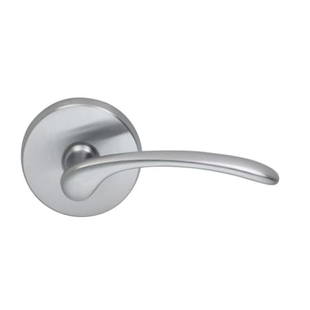 Omnia Lever Priv 2-3/8" BS Full Lip 1-3/4" Doors Satin Chrome 890 890/00BF.PR3