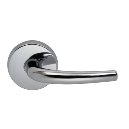 Omnia Lever Passage 2-3/4" Backset, T Strike, 1-3/8" Doors Bright Chrome 892 892/00A.PA2