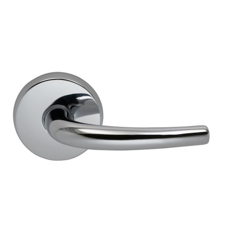 Omnia Lever Passage 2-3/8" Backset, T Strike, 1-3/4" Doors Bright Chrome 892 892/00B.PA2