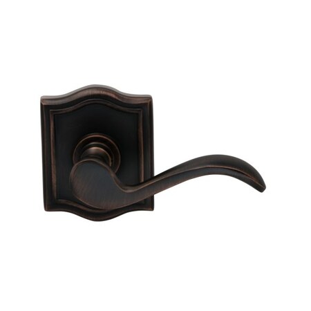 Omnia Lever Arched Rose Pass Lever 2-3/8" BS T Strike Tuscan Bronze 895 895AR/238T.PATB