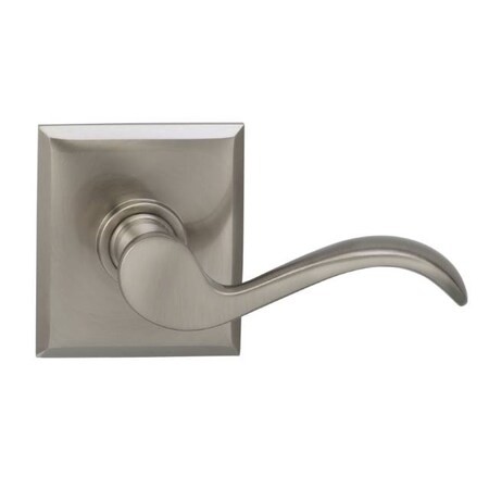 Omnia Lever Rectangular Rose Pass Lever 2-3/4" BS T Strike Satin Nickel 895 895RT/234T.PA15