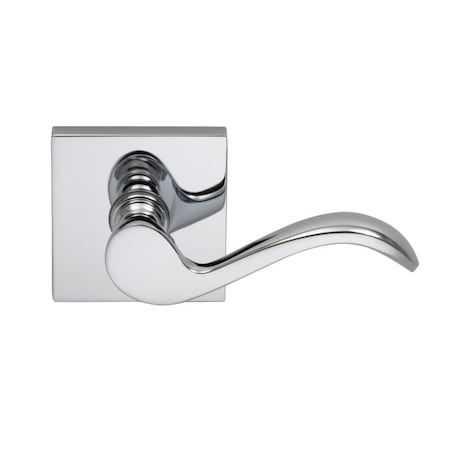 Omnia Lever with Square Rose Single Dummy Right Hand Lever Bright Chrome 895 895SQ/R.SD26