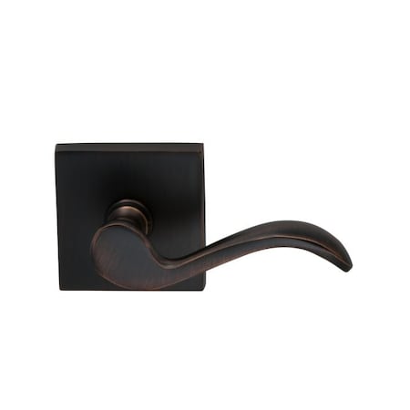 Omnia Lever with Square Rose Single Dummy Right Hand Lever Tuscan Bronze 895 895SQ/R.SDTB