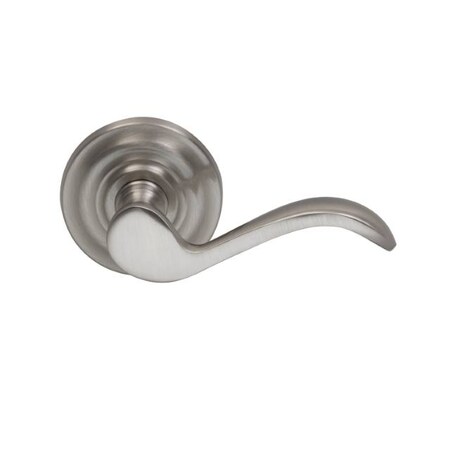 Omnia Lever Traditional Rose Priv Lever 2-3/4" BS T Strike Satin Nickel 895 895TD/234T.PR15